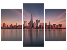 modern-3-piece-canvas-print-lower-manhattan-at-dusk