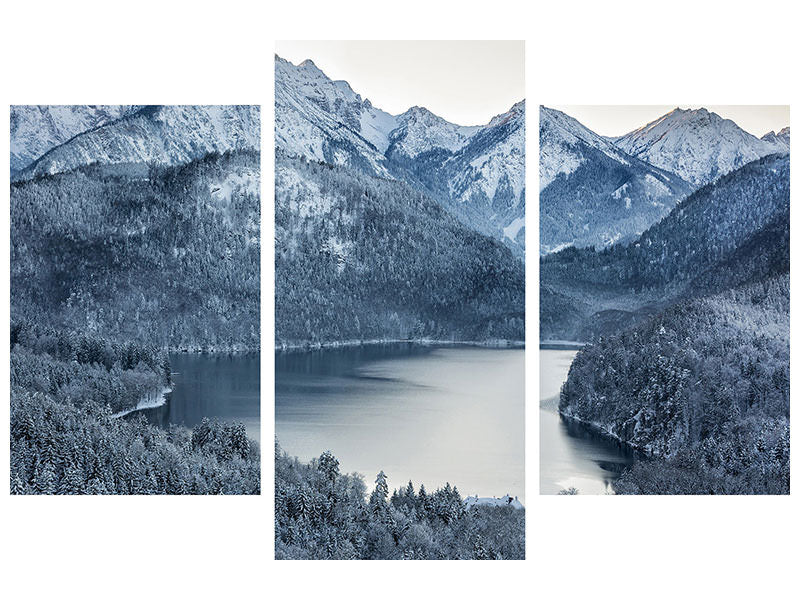 modern-3-piece-canvas-print-photo-wallaper-mountains-in-monochrome