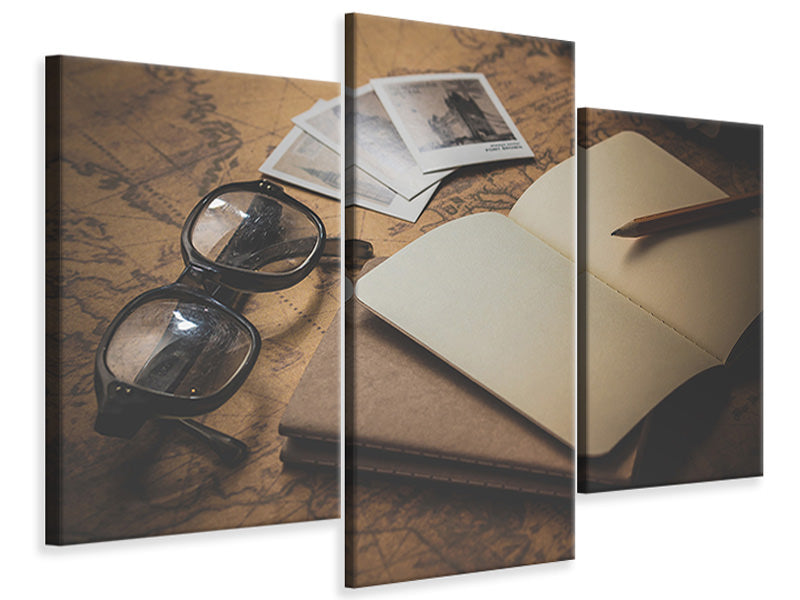 modern-3-piece-canvas-print-retro-travel-plan