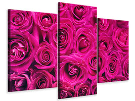 modern-3-piece-canvas-print-rose-petals-in-pink