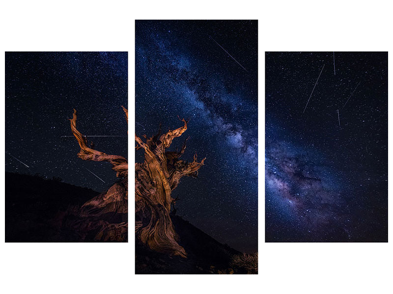 modern-3-piece-canvas-print-shooting-stars-night