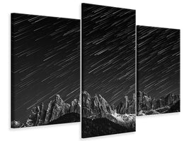 modern-3-piece-canvas-print-starfall-in-the-dolomites