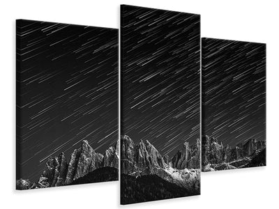 modern-3-piece-canvas-print-starfall-in-the-dolomites