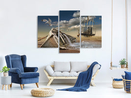 modern-3-piece-canvas-print-stranded-wreck