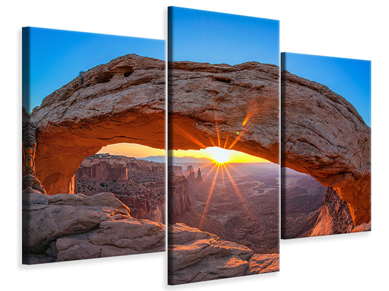 modern-3-piece-canvas-print-sunset-at-mesa-arch