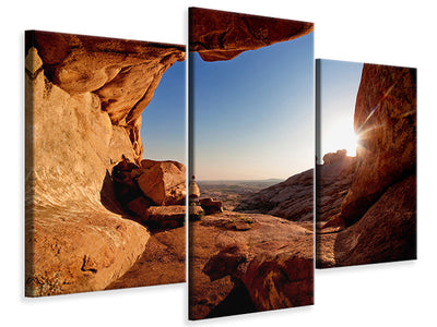 modern-3-piece-canvas-print-sunset-in-front-of-the-cave