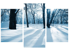 modern-3-piece-canvas-print-the-forest-without-tracks-in-the-snow