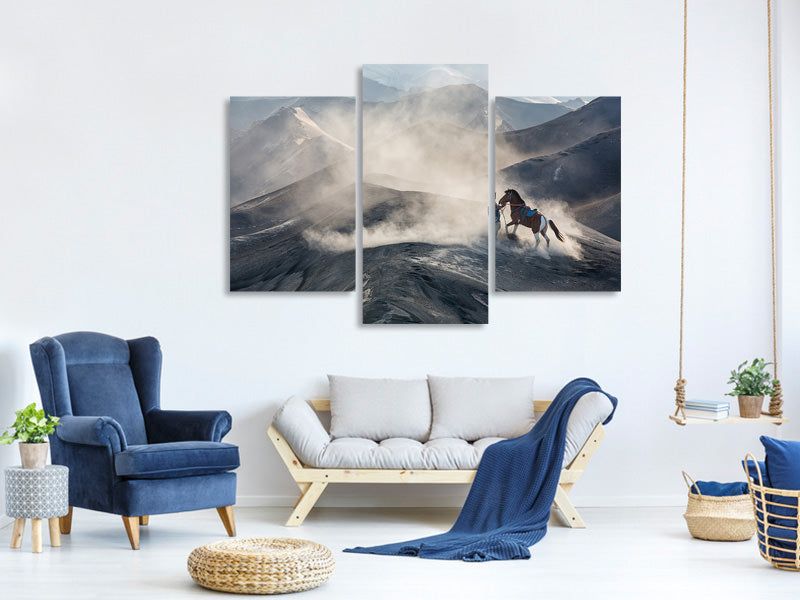 modern-3-piece-canvas-print-the-horseman