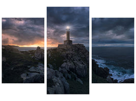 modern-3-piece-canvas-print-the-light-at-the-end-of-the-world