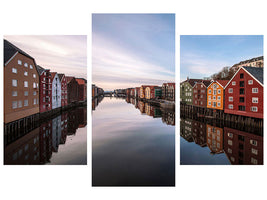 modern-3-piece-canvas-print-trondheim-norway