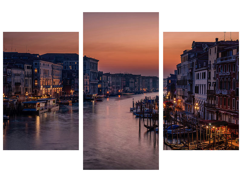 modern-3-piece-canvas-print-venice-grand-canal-at-sunset