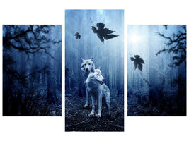 modern-3-piece-canvas-print-wolf39s-couple