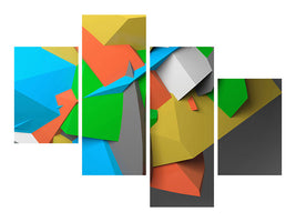 modern-4-piece-canvas-print-3d-geometric-figures