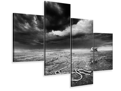 modern-4-piece-canvas-print-abandoned