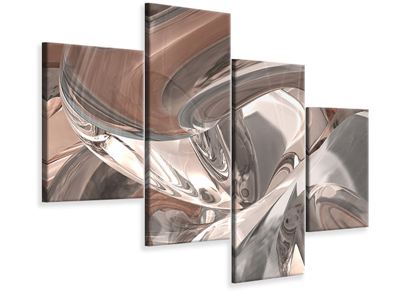 modern-4-piece-canvas-print-abstract-glass-tiles