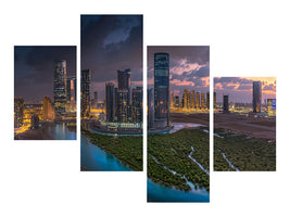 modern-4-piece-canvas-print-al-reem-mangroves