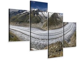 modern-4-piece-canvas-print-aletschgletscher