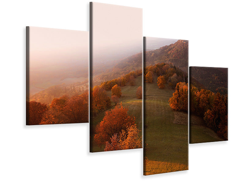 modern-4-piece-canvas-print-autumn-on-the-swabian-alb