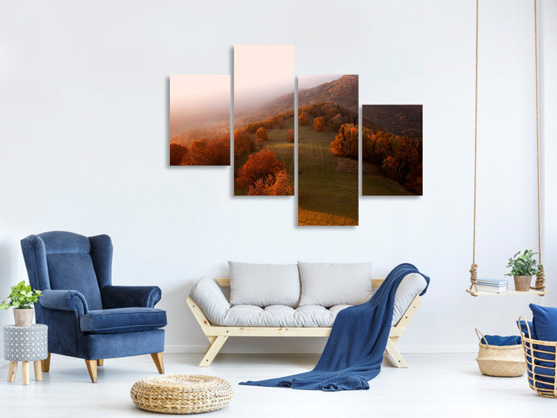 modern-4-piece-canvas-print-autumn-on-the-swabian-alb