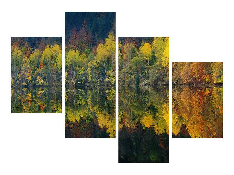 modern-4-piece-canvas-print-autumnal-silence