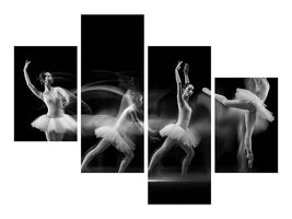 modern-4-piece-canvas-print-balerina-art-wave