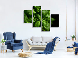 modern-4-piece-canvas-print-basil-in-xl