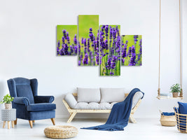 modern-4-piece-canvas-print-beautiful-lavender