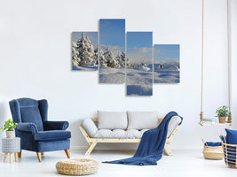 modern-4-piece-canvas-print-beautiful-snow-landscape