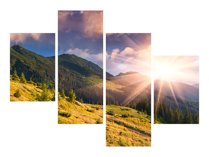 modern-4-piece-canvas-print-beginning-of-autumn