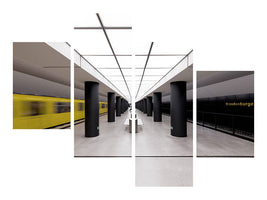 modern-4-piece-canvas-print-berlin-subway