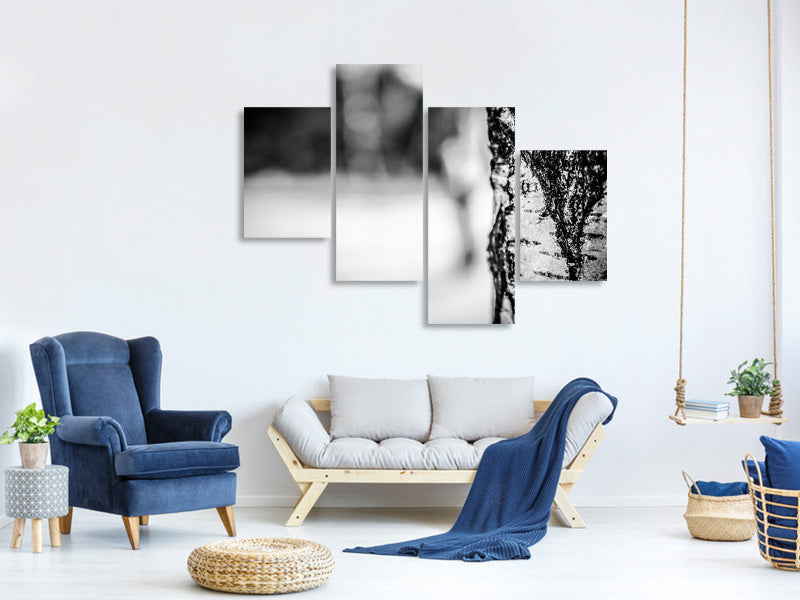 modern-4-piece-canvas-print-birch-trunk