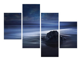 modern-4-piece-canvas-print-blue-velvet