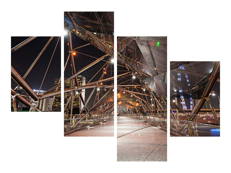 modern-4-piece-canvas-print-bridge-lights