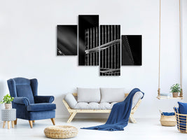 modern-4-piece-canvas-print-broken-lines