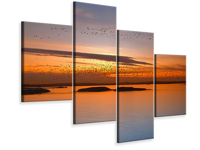 modern-4-piece-canvas-print-by-sunset