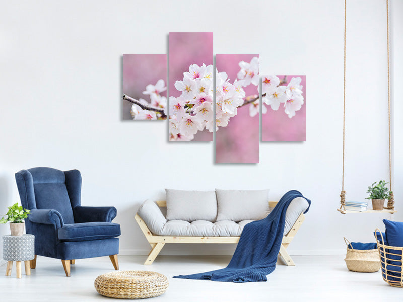 modern-4-piece-canvas-print-cherry-blossoms-xxl