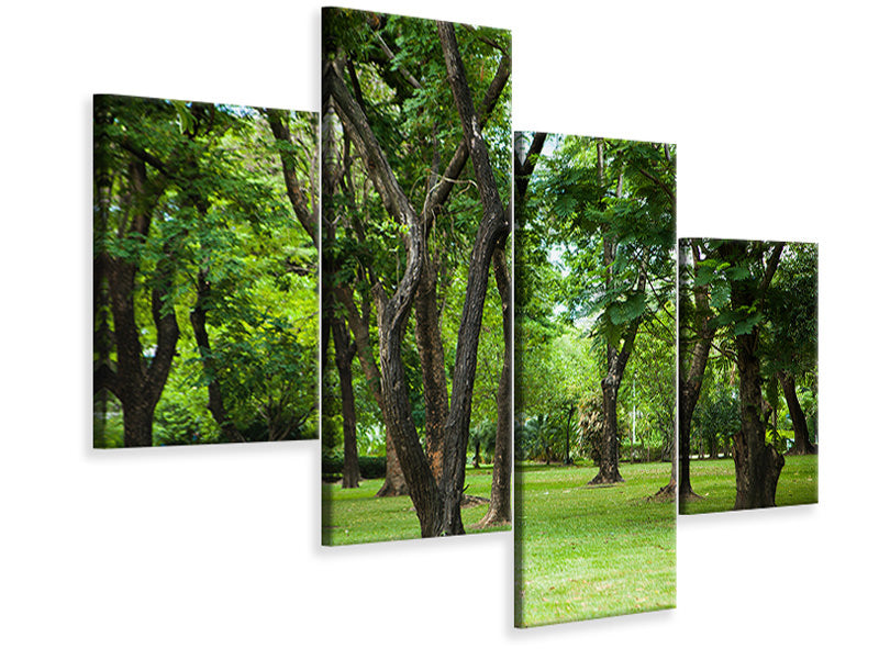 modern-4-piece-canvas-print-cherry-garden