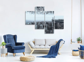 modern-4-piece-canvas-print-city-of-mirror