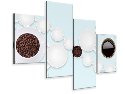 modern-4-piece-canvas-print-coffee-time