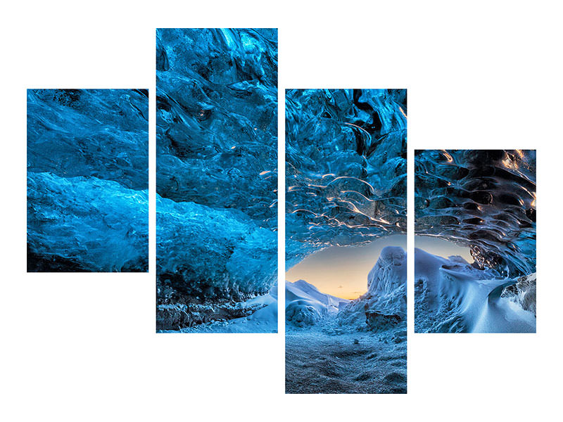 modern-4-piece-canvas-print-crystal-cave