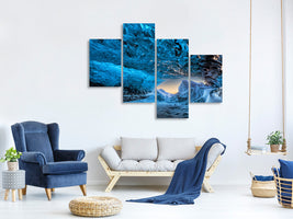 modern-4-piece-canvas-print-crystal-cave