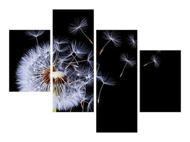 modern-4-piece-canvas-print-dandelion-blowing