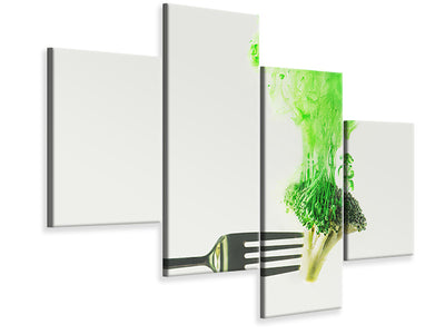 modern-4-piece-canvas-print-disintegrated-broccoli