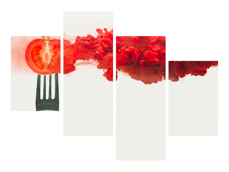 modern-4-piece-canvas-print-disintegrated-tomato