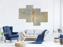 modern-4-piece-canvas-print-dragonfly