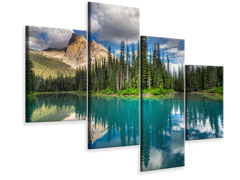 modern-4-piece-canvas-print-emerald