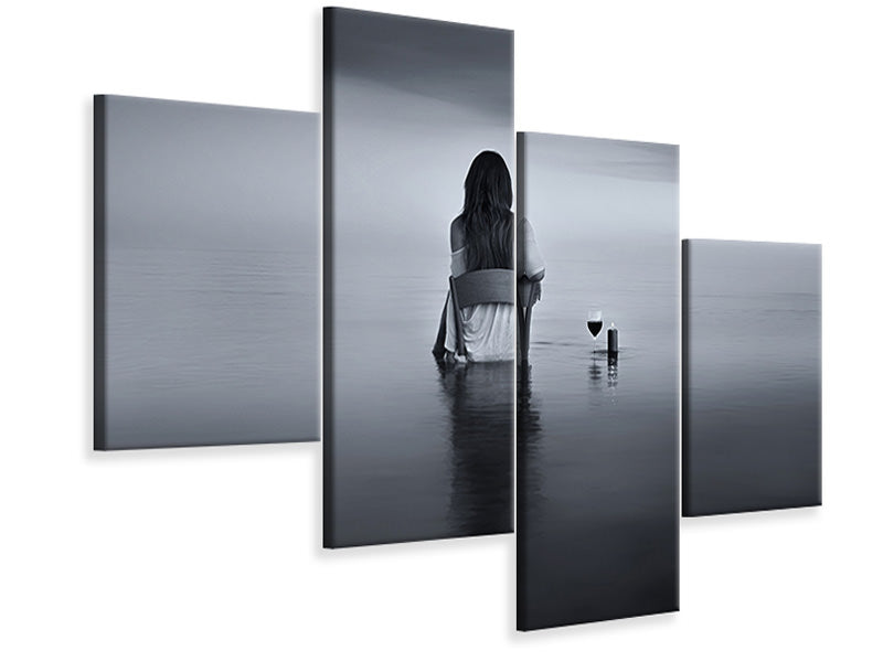 modern-4-piece-canvas-print-enjoy-the-silence