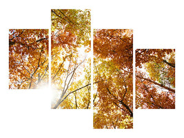 modern-4-piece-canvas-print-enlightened-autumn-trees