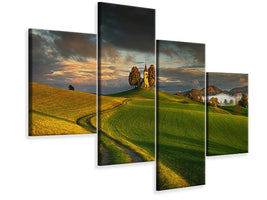 modern-4-piece-canvas-print-evening-light-ii