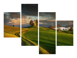 modern-4-piece-canvas-print-evening-light-ii